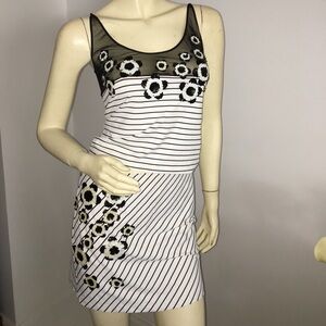 Vintage Gianfranco Ferre two piece Striped tank top and Skirt set